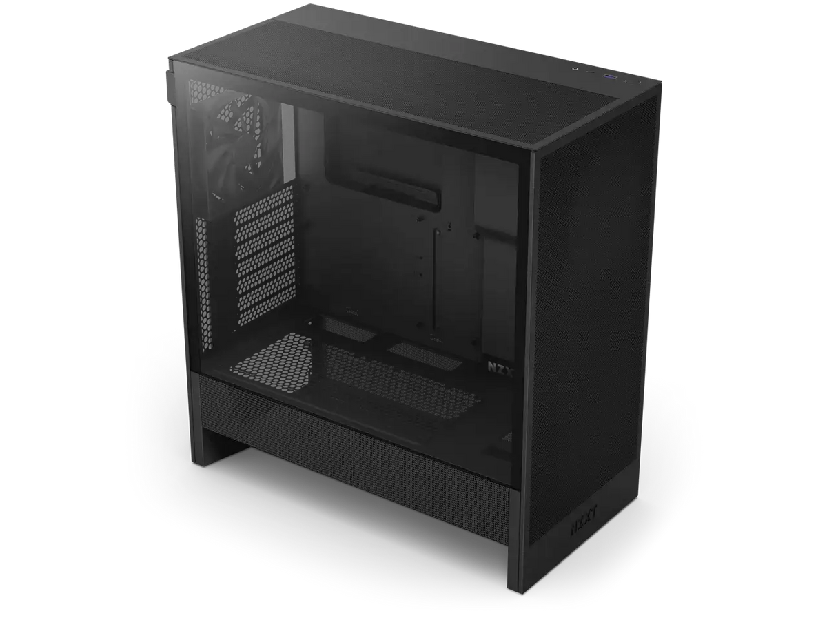 NZXT H Series Flow Edition ATX Mid Tower Chassis All Black — product view 1
