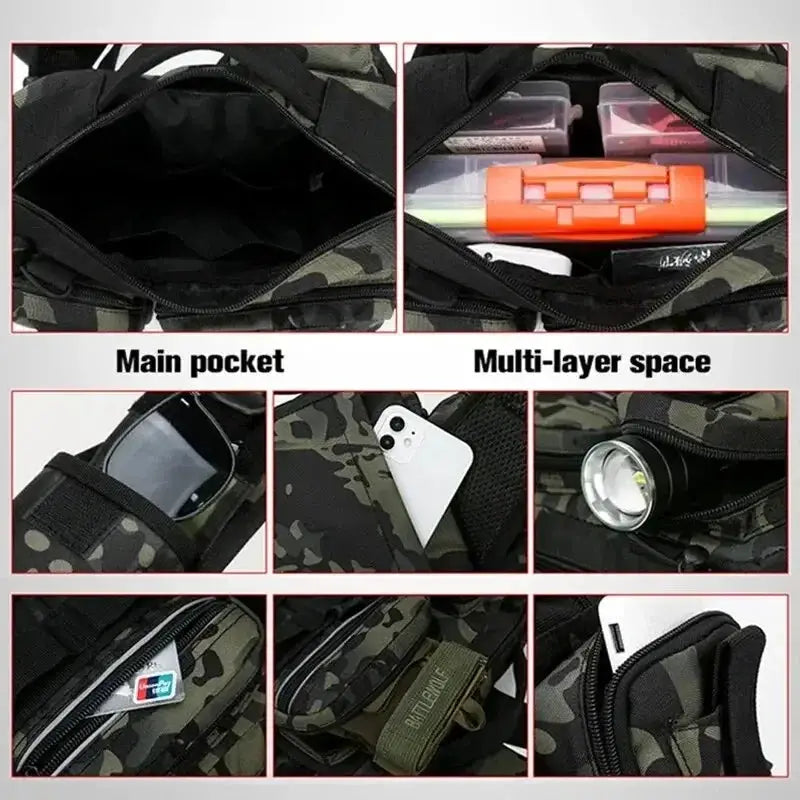 Fishing Tackle Backpack With Lure Box Gear Storage