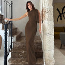 Slim Fit Maxi Dress For Summer Parties
