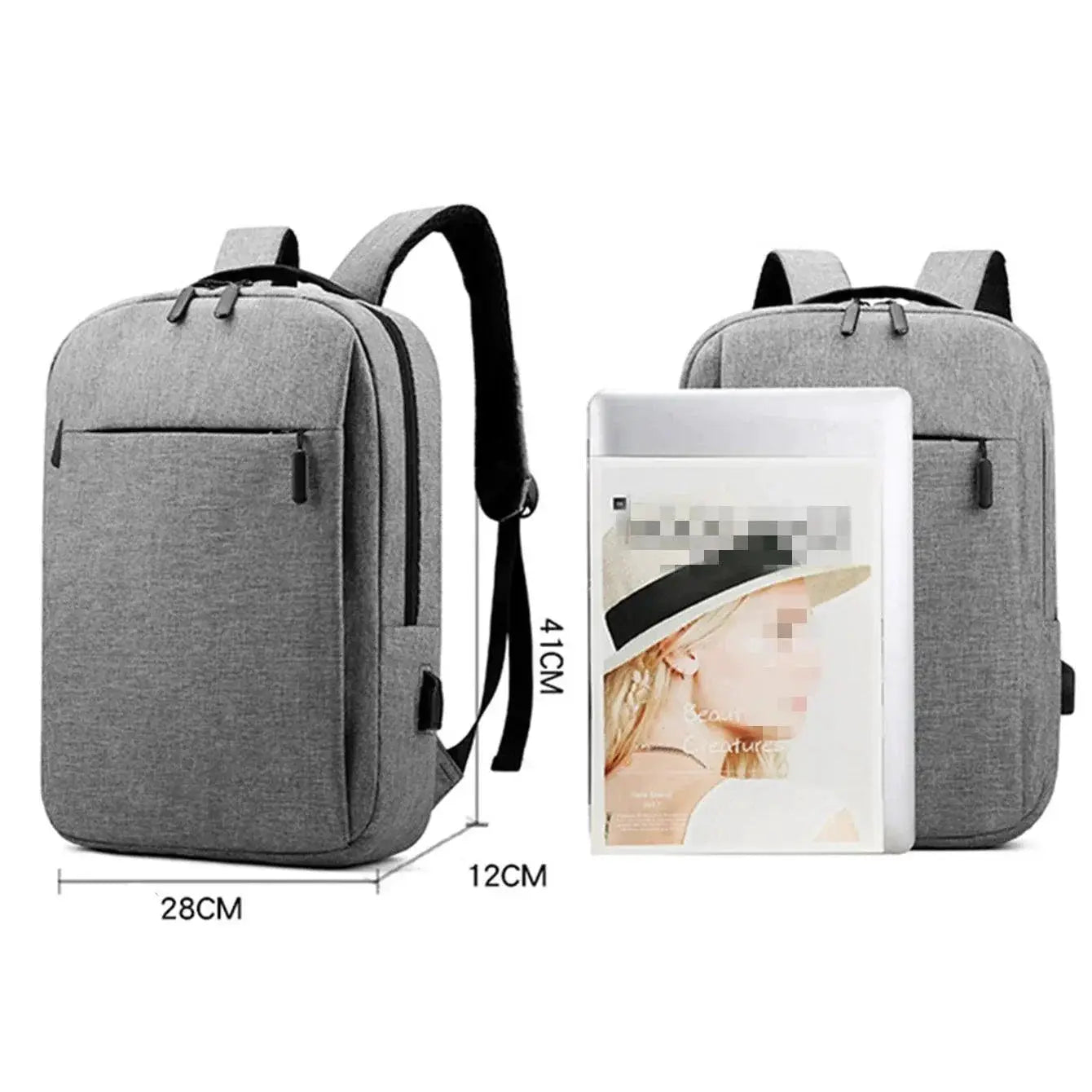 Multifunctional Waterproof Laptop Backpack With USB Charging