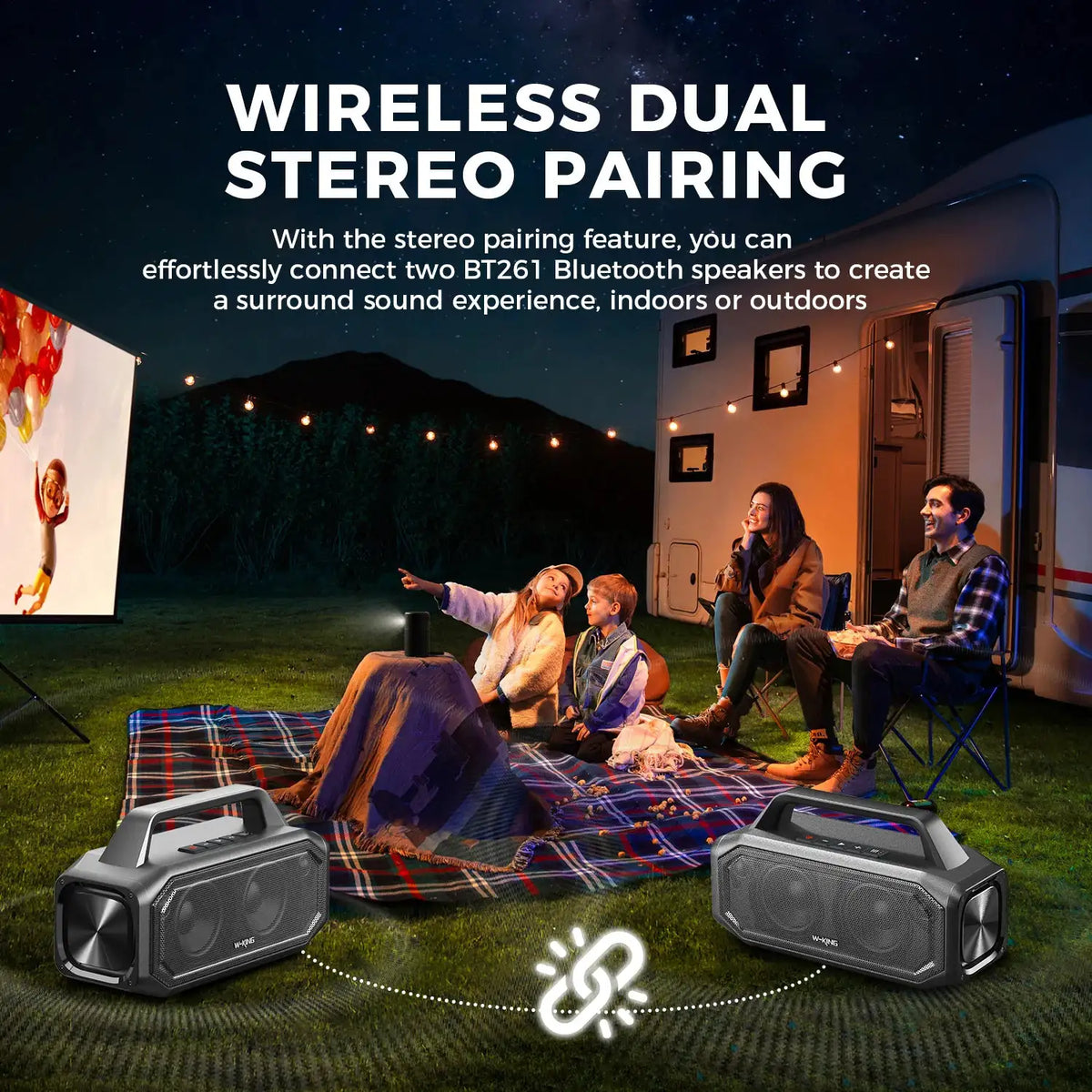 W-KING Bluetooth Speaker Style OLKKN — product image 2