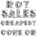 26 Letters Charm Beads For Pandora 925 Silver Bracelet