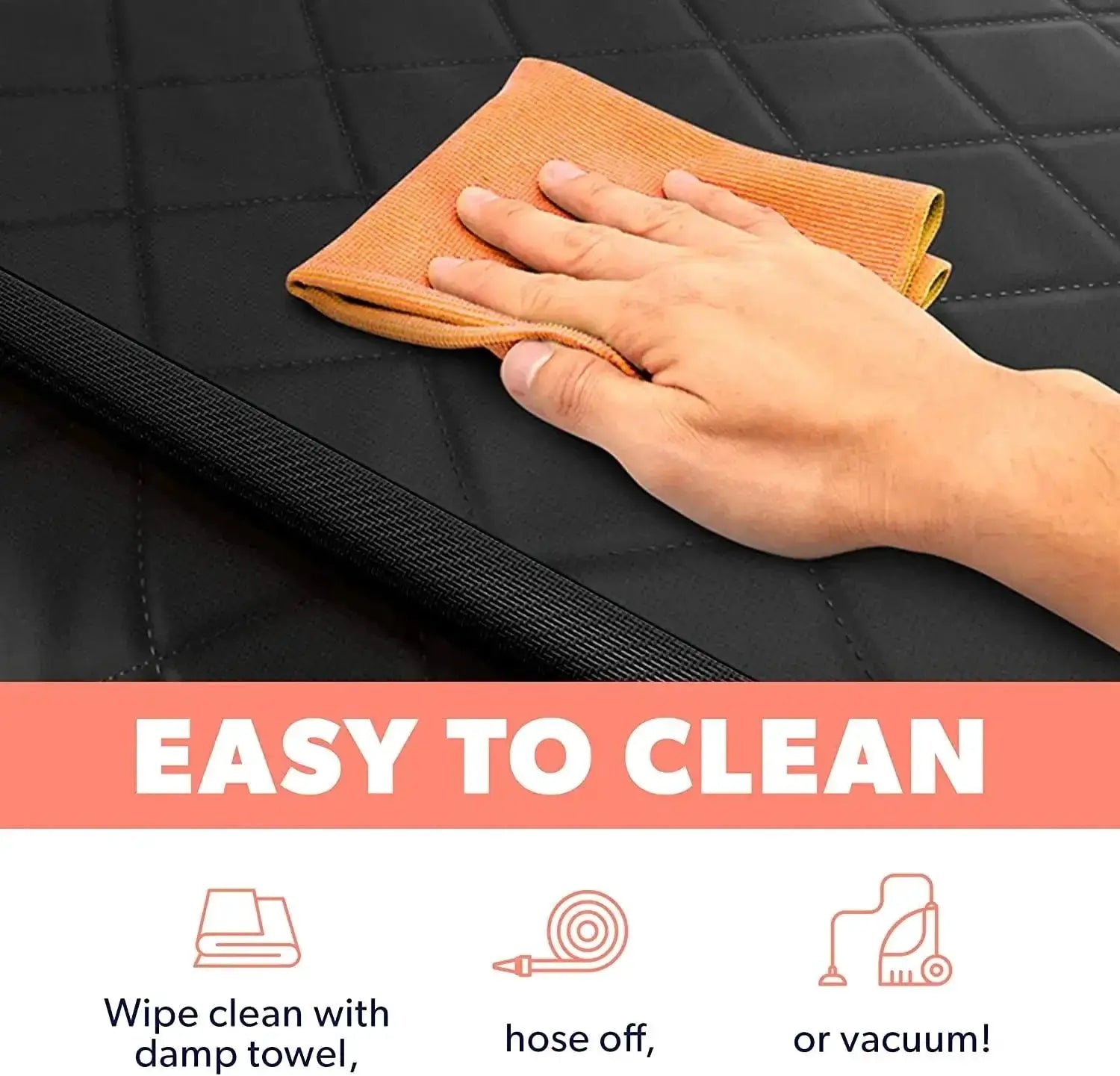 Waterproof Dog Car Seat Cover and Pet Carrier Mat Protector