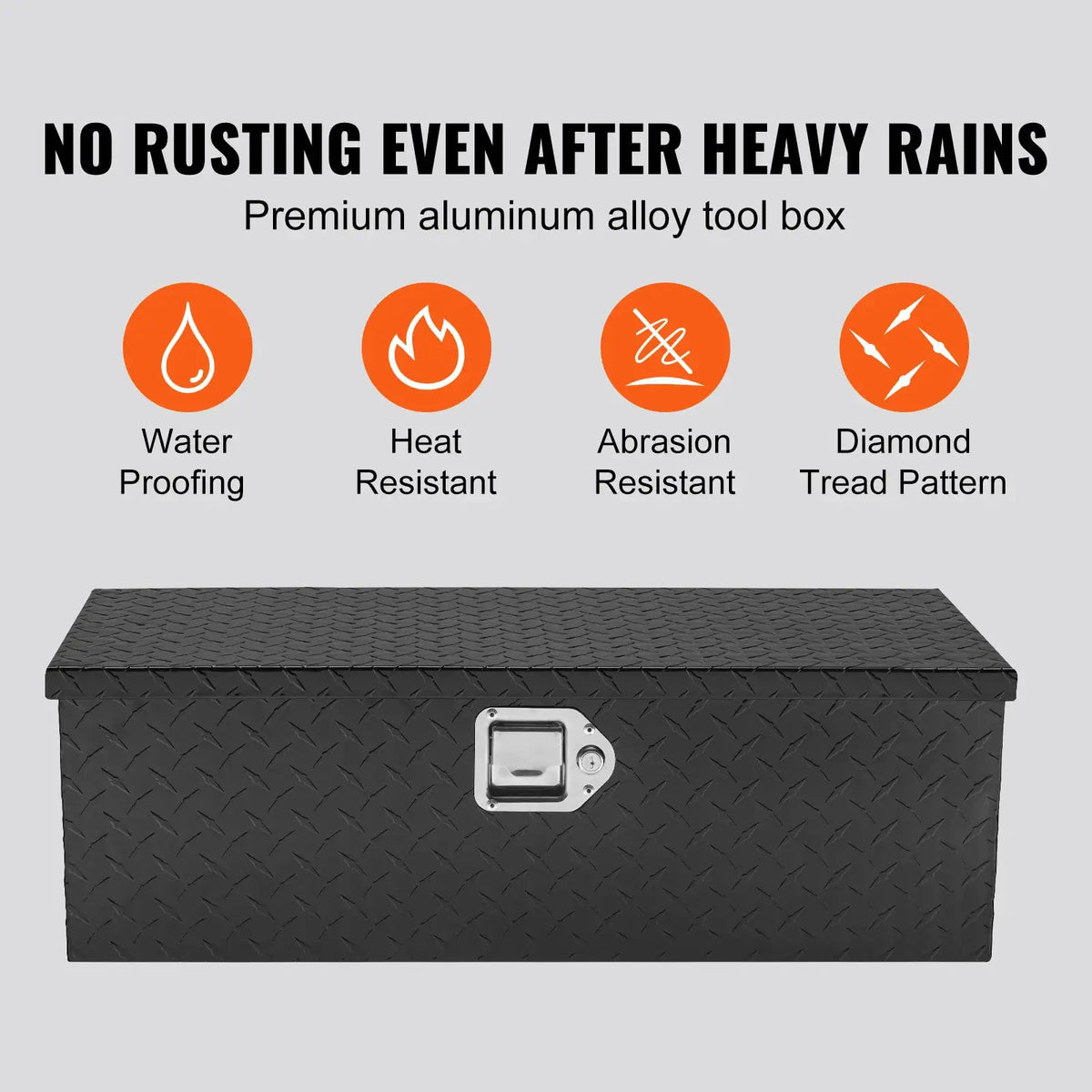 Premium Diamond Plate Tool Box — product view 2