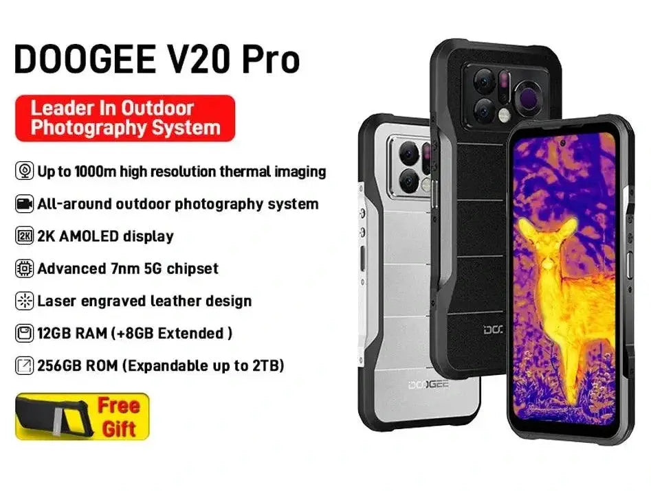 V20 Pro Rugged Smartphone With Thermal Imaging 5G