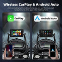 Ekiy 5 Inch Wireless Carplay Moto Gps