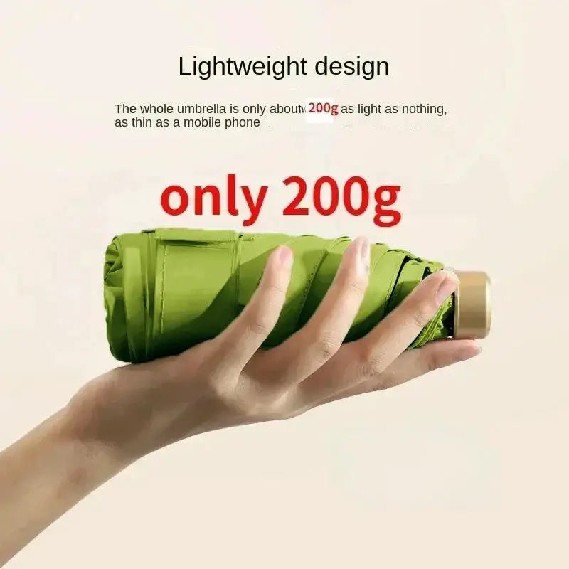 Mini Folding Sun Umbrella Pocket Rain Umbrella 55 Off - OurLum.com