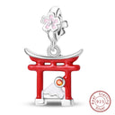 Red Series Charm Beads Sterling