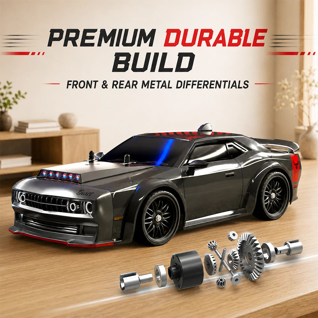 ZNLYRION Remote Control RC Drift CarToy Scale Brushless Racing — product view 5