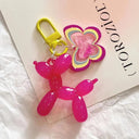 Sweet Balloon Dog Keychain Set for Girls and Teens Fun