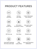 AULA F87 Pro Mechanical Keyboard Wireless 87 Key RGB PBT Gasket