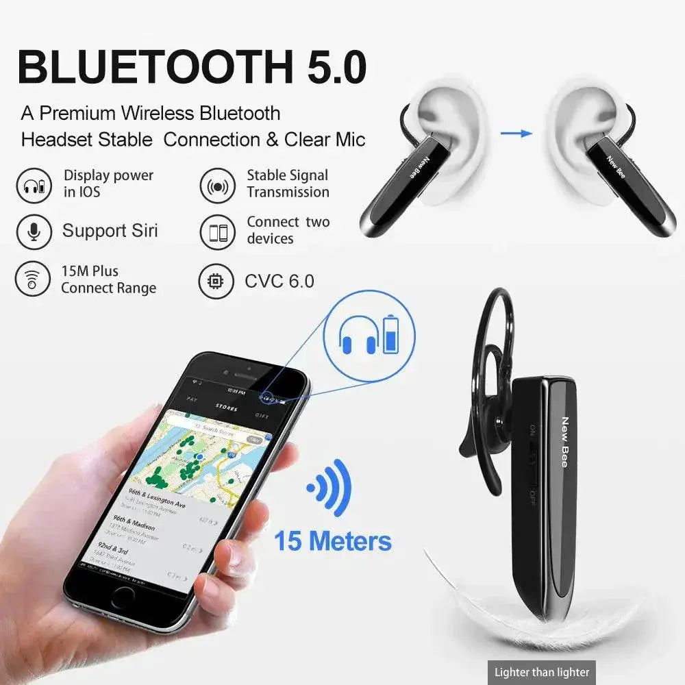 Premium Sound Wireless Bluetooth Earphones Fast Connectivity