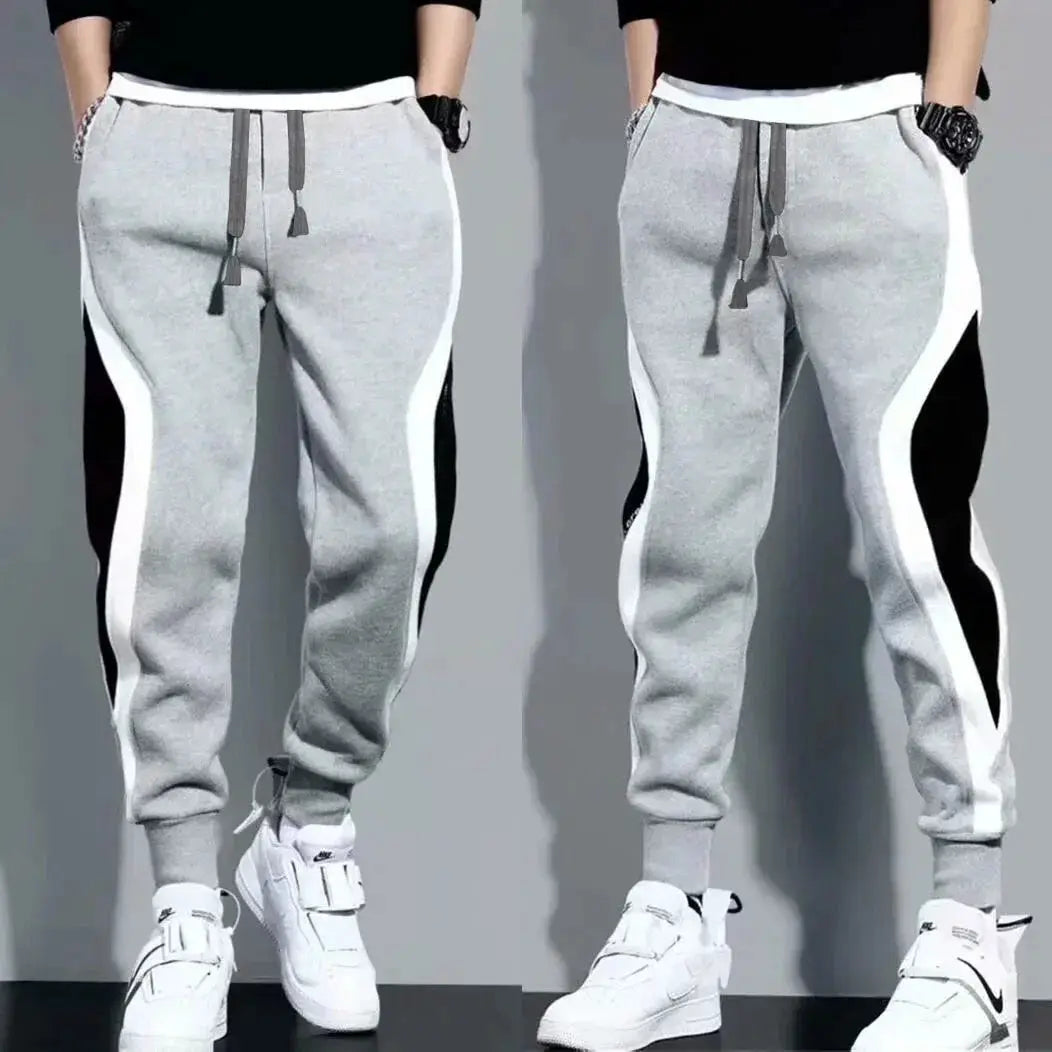 Mens Wide Loose Casual Pants Trousers Spring Autumn