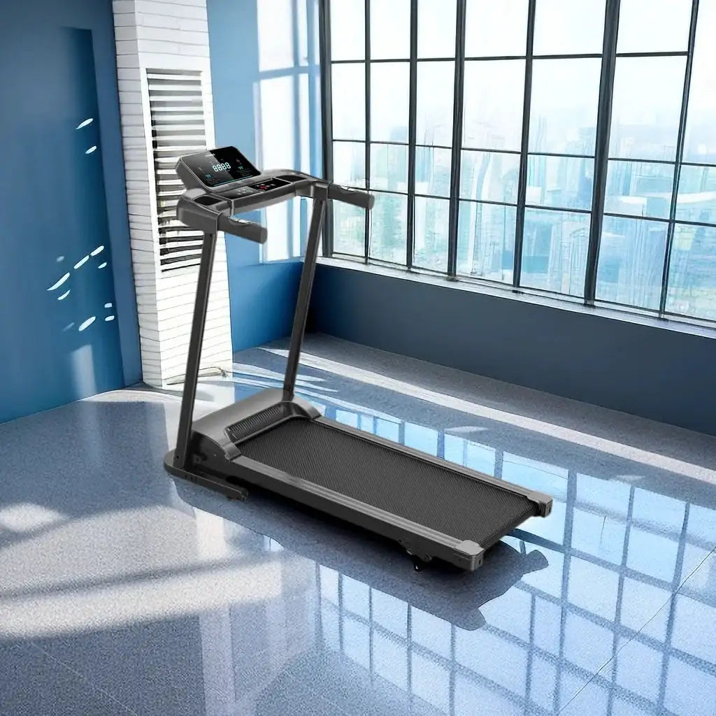 Home Use Walking Pad Fitness Motorized Electric Treadmill Folding Mini Treadmill with Workout Programs and LED Displaypromote sa