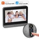 3MP WiFi Cat Eye Doorbell With 5000mAh Battery And Alexa Live View