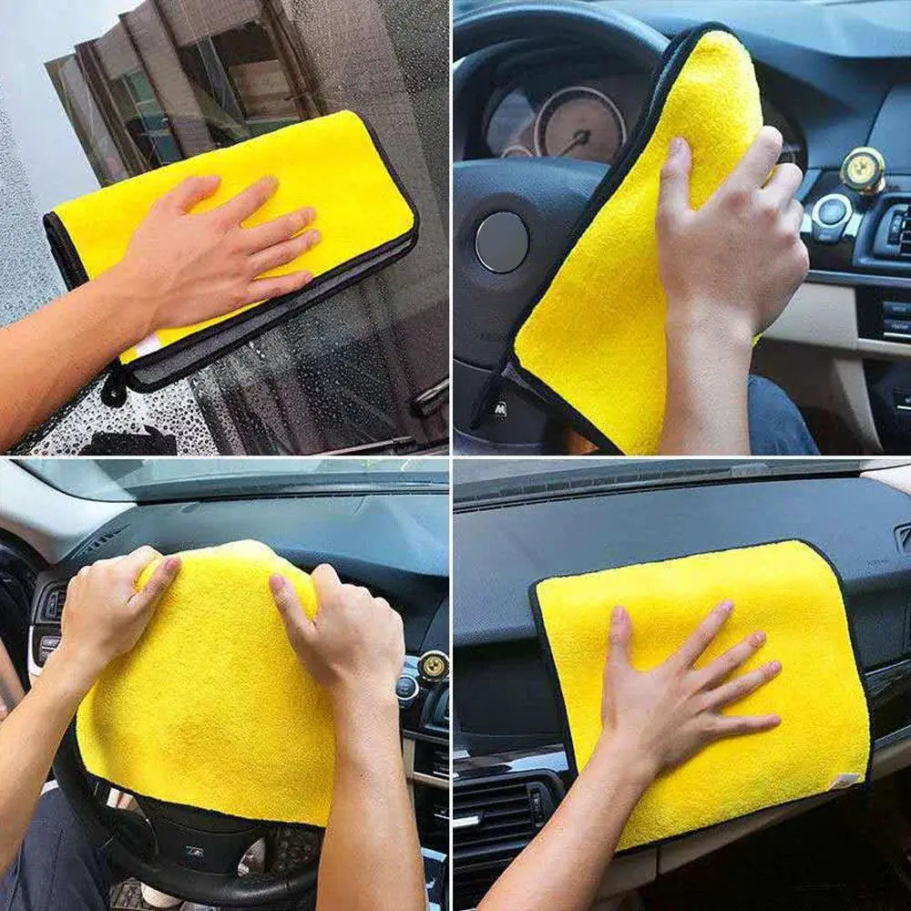 Car Wash Microfiber Towel Set Ultra Absorbent Cloths Pack