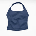 NCLAGEN Gym Halter Top Longline Strappy Yoga Wear
