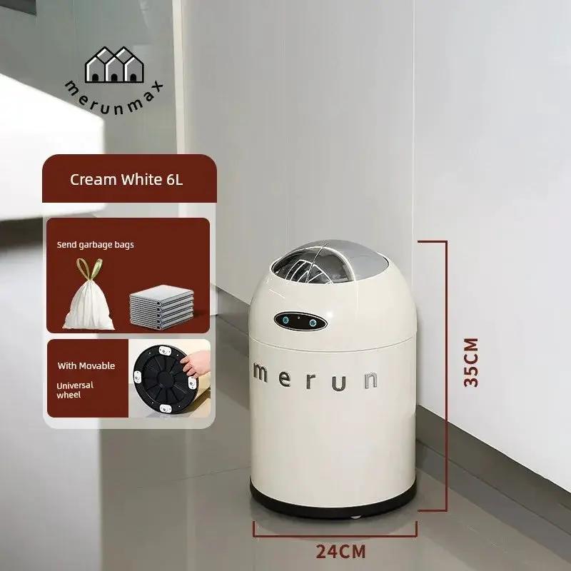 Merun Inductive Kitchen And Bathroom Ashbin 12L Trash Can