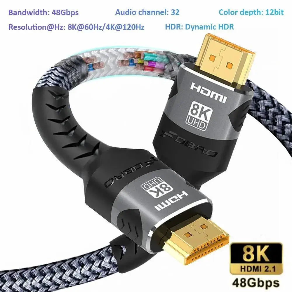 8K HDMI Cable Adapter Ultimate Definition Streaming Solution