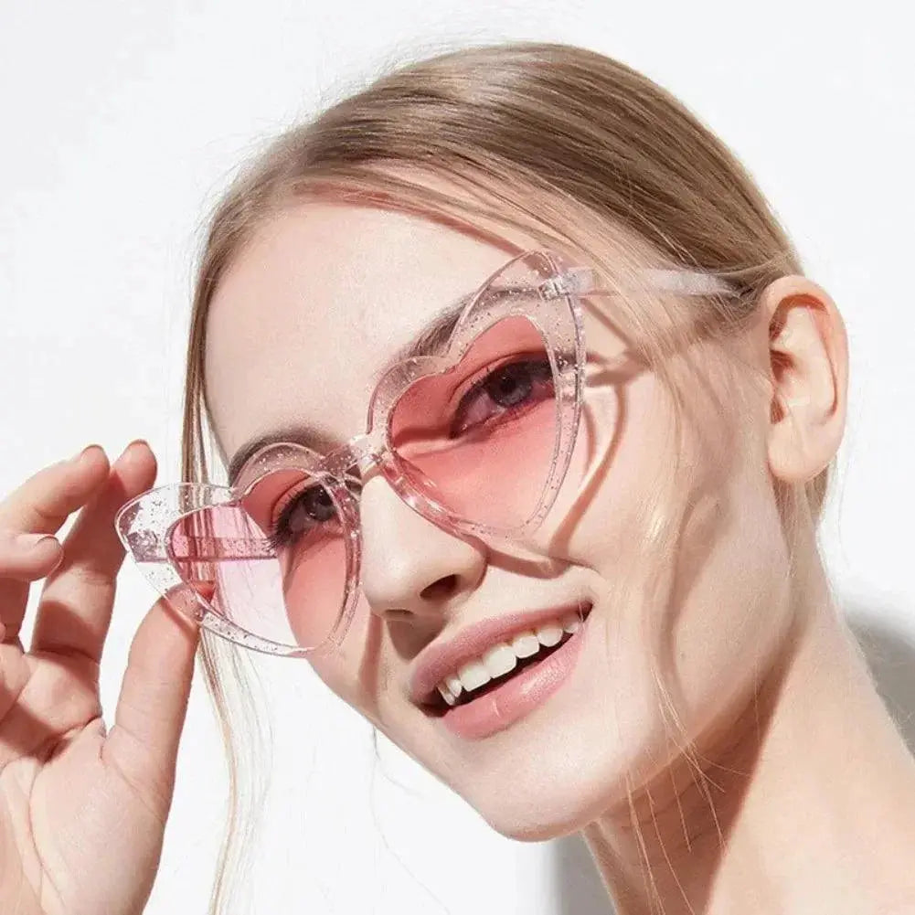 Heart Shaped Sunglasses for Bachelorette Fun Bride Squad