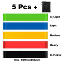 Versatile Elastic Resistance Bands Set for Home Workouts