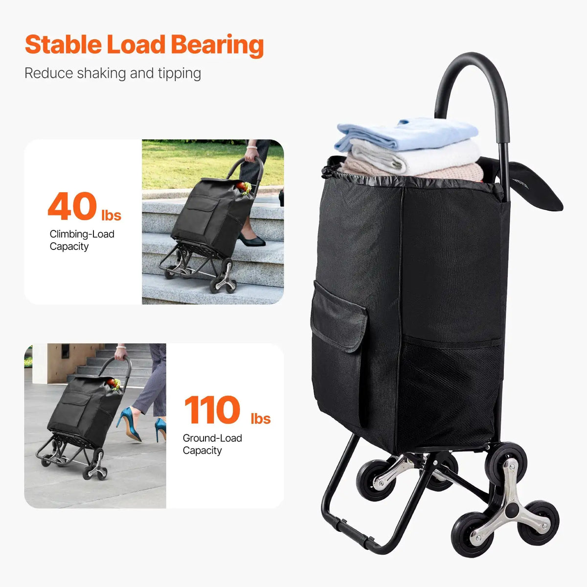 Portable Foldable Stair Climbing Cart — product image 3