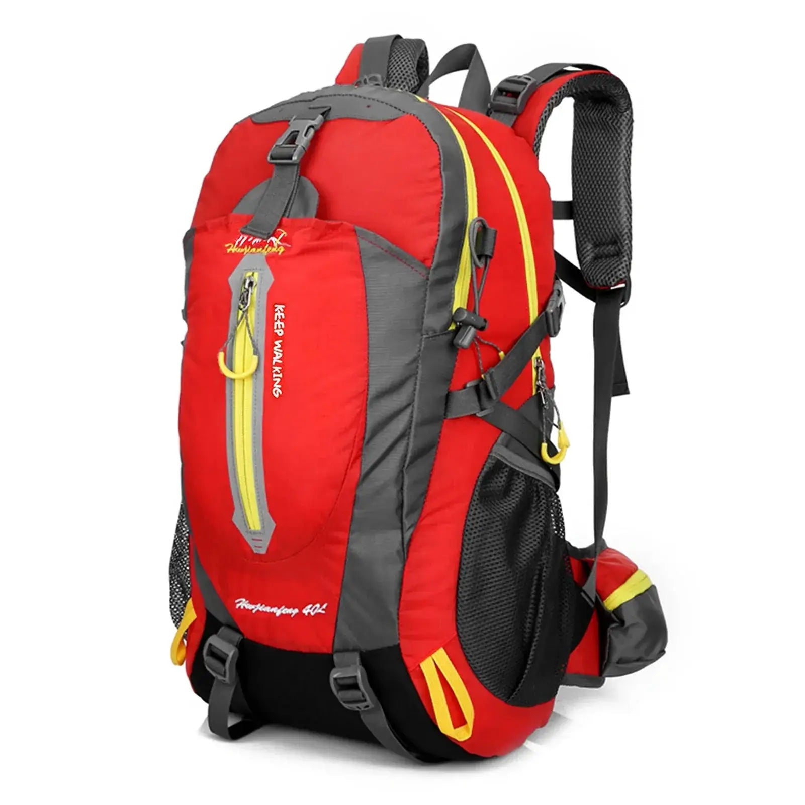 40L Water Resistant Travel Backpack For Camping Hiking Gear
