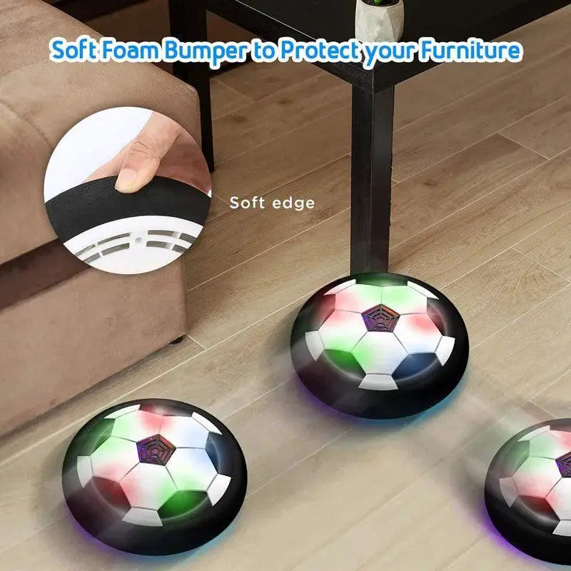 LED Hover Soccer Ball With Music Floating Football Game