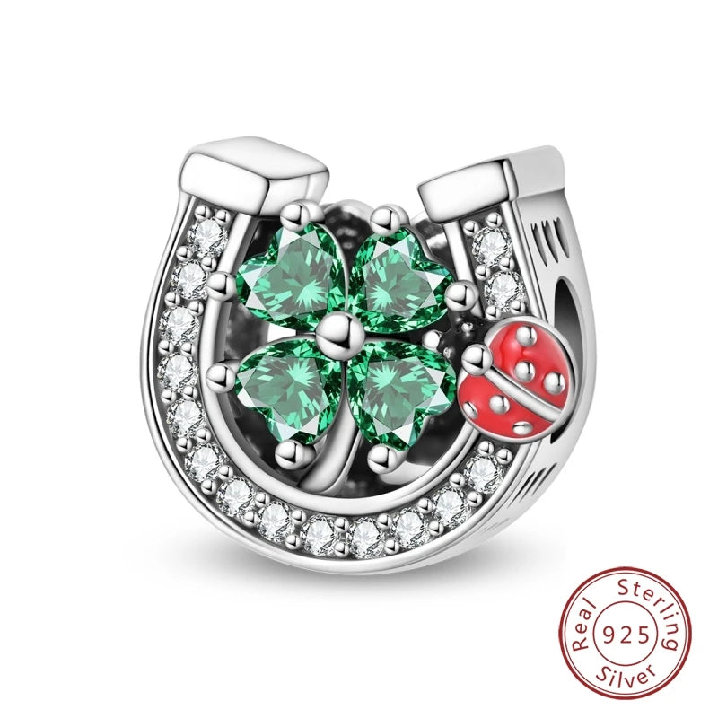 Sterling Silver Lucky Four Leaf