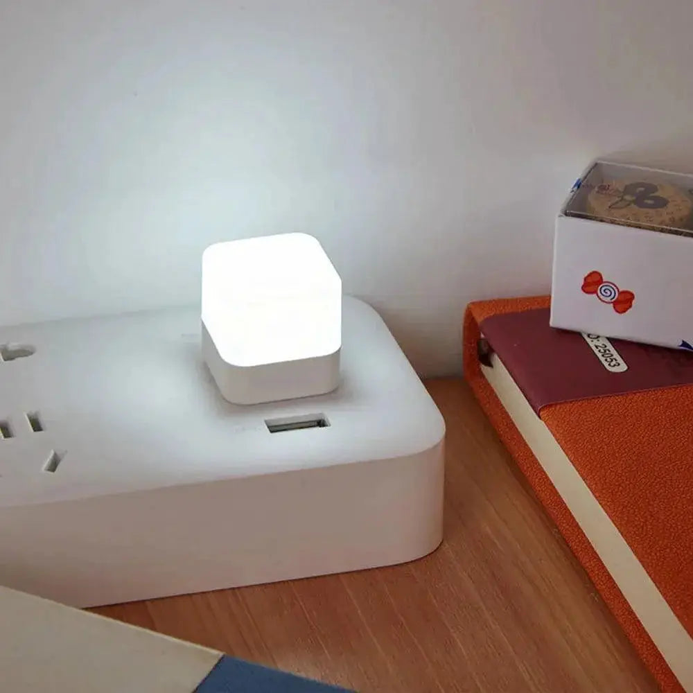 USB Night Light Compact Mini Lamp for Reading and Travel