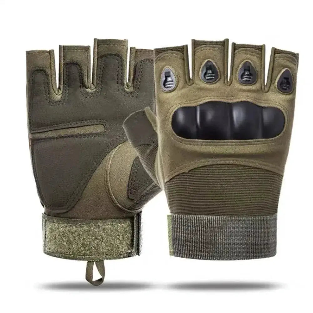 Half-Finger Tactical Gloves Men Outdoor Cycling Anti Slip
