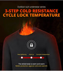 Winter Heated Underwear Set Women Men USB Electric Heating Jacket