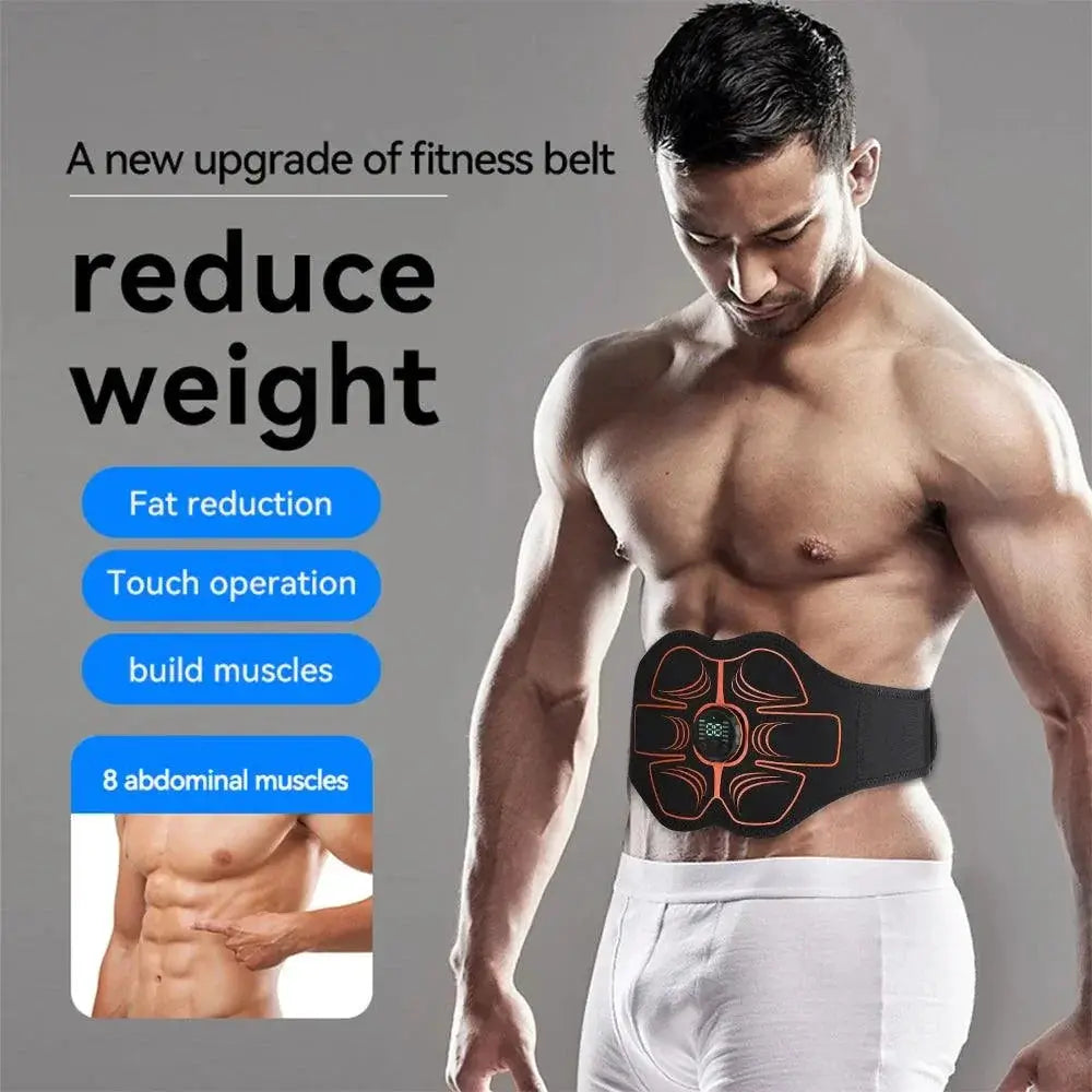 Electric Abdomen Slimming Belt EMS Muscle Stimulator Toning