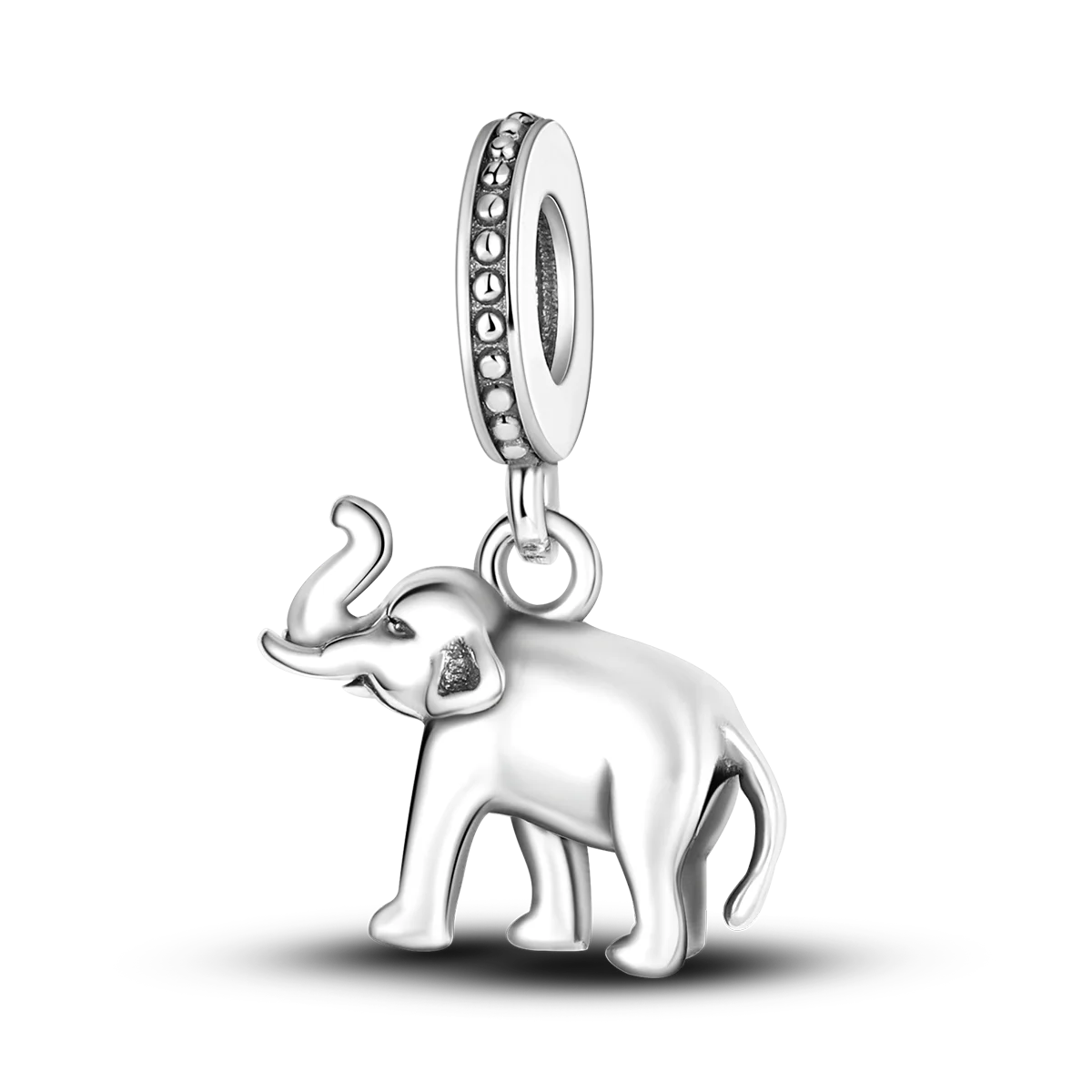 Elephant Charm Silver Plated Animal
