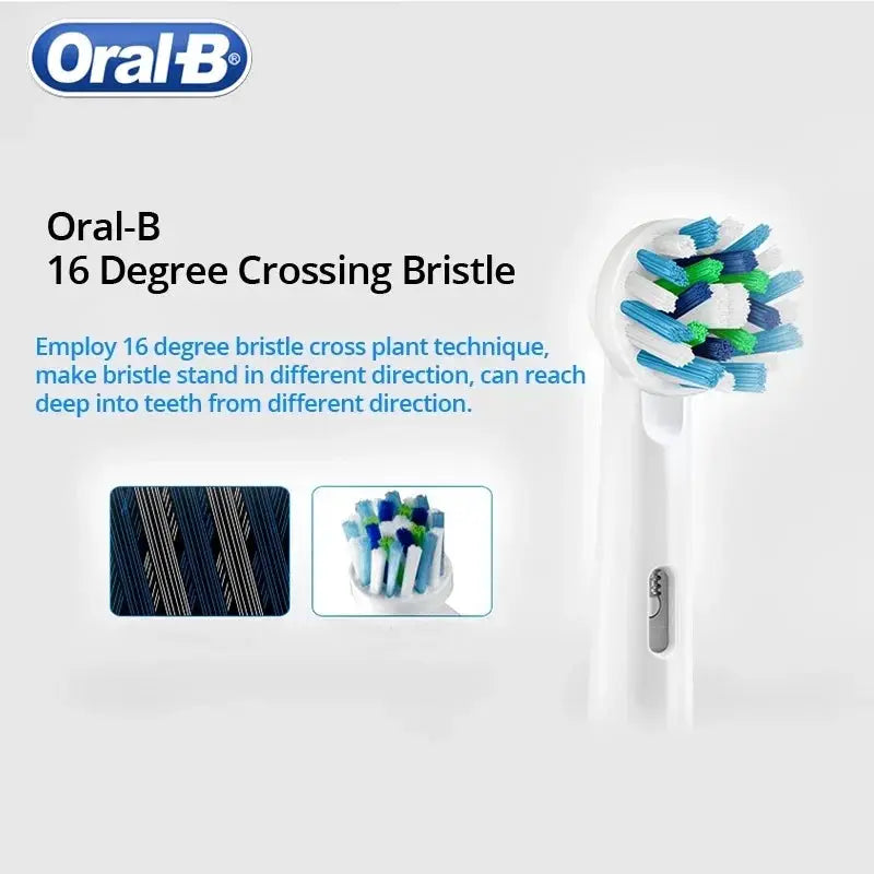 Oral B EB50 Cross Action Brush Heads 16 Degree Angle