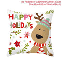 Cozy Merry Christmas Cushion Cover for Holiday Decor Gifts