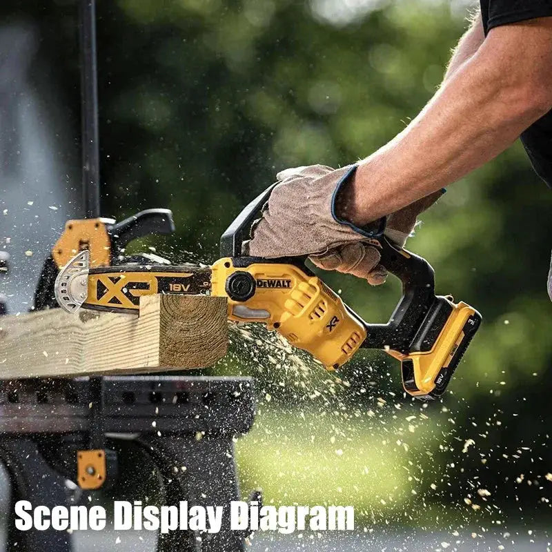 18V Cordless Chain Saw 20cm Brushless Motor Power Tool