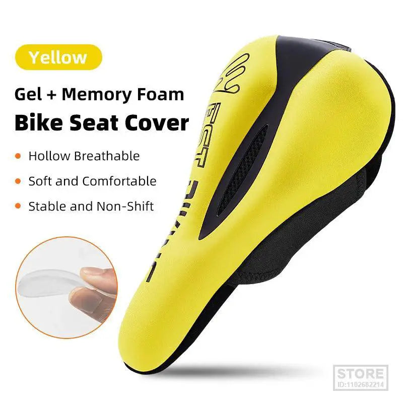Comfortable Gel Memory Foam Bicycle Seat Cover 6 Colors