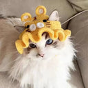 Cute Flower Cat Hat for Pet Cosplay