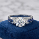 Luxury Moissanite Engagement Ring Style