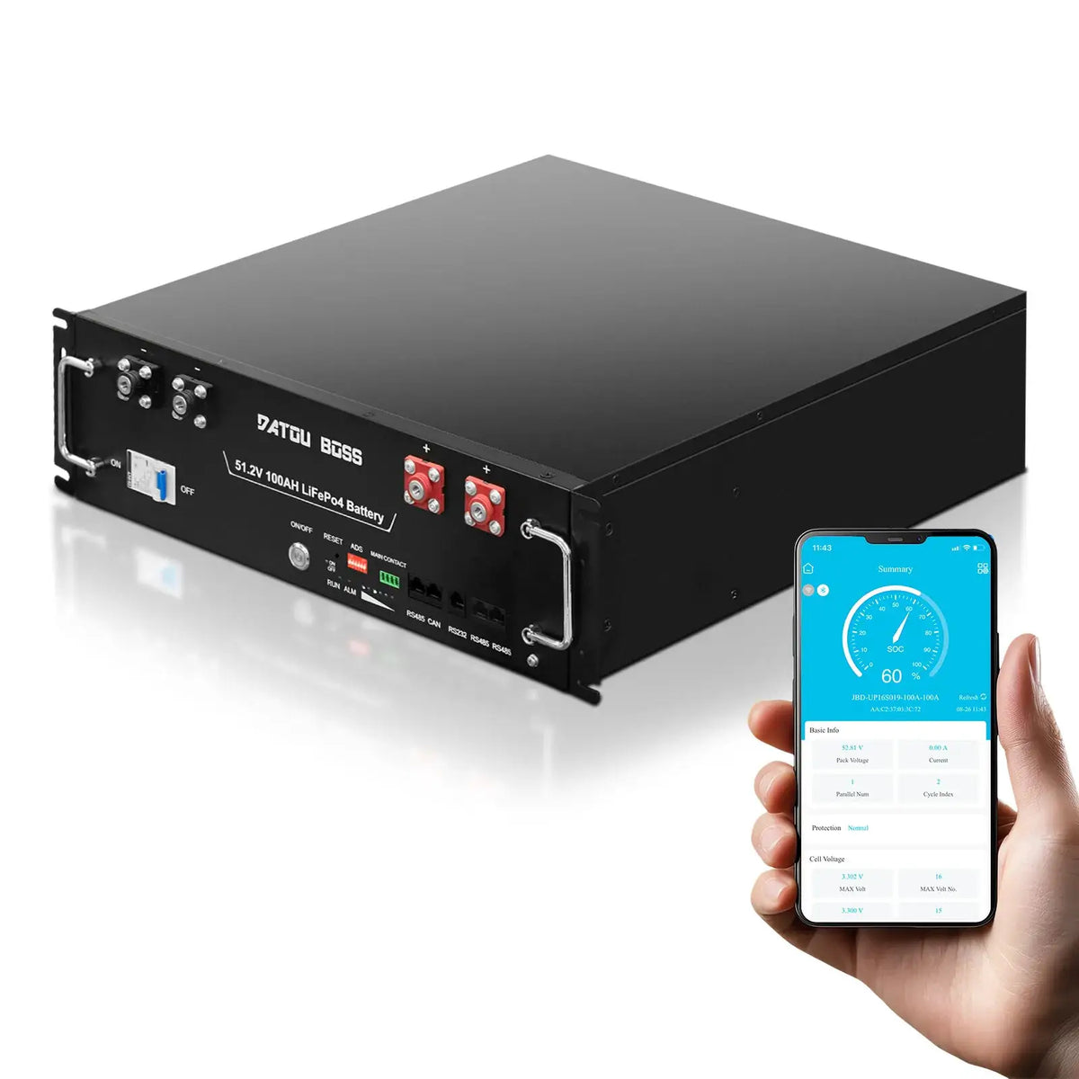 Datouboss Solar Battery — product view 15