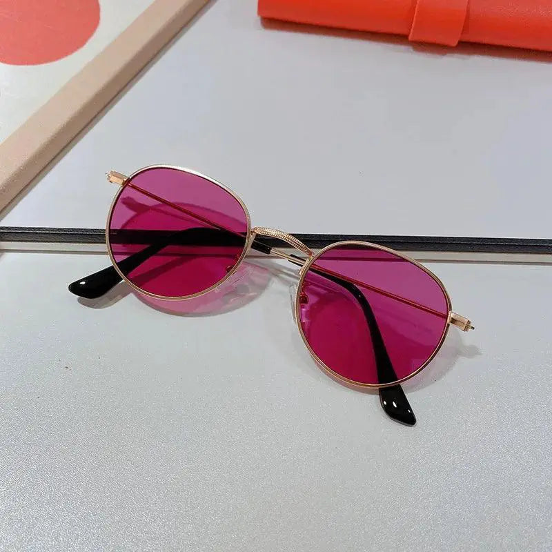 Colorful Kids Aviator Sunglasses UV400 Protection For Fun