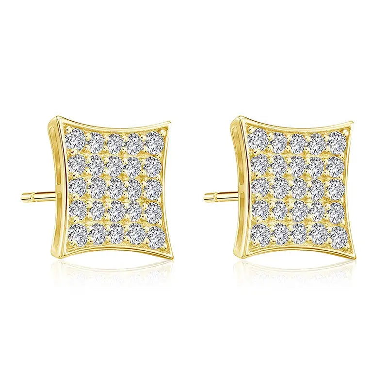 Gold Filled Square Stud Earrings — product image 9