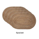 Smart Non-Slip Oval Table Mats for Home