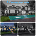 Solar Powered Outdoor Security Camera With 1080P