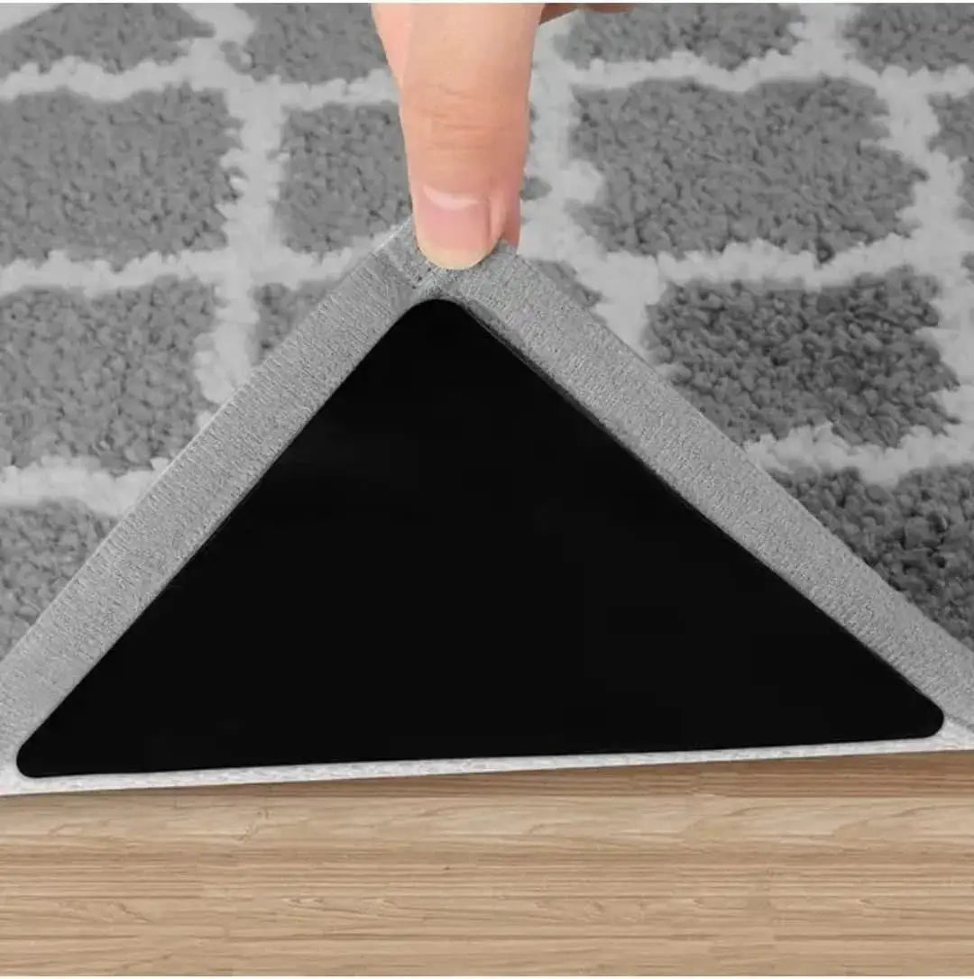 Triangle Rug Gripper Set 4 To 8 Piece Washable Anti Slip Mat