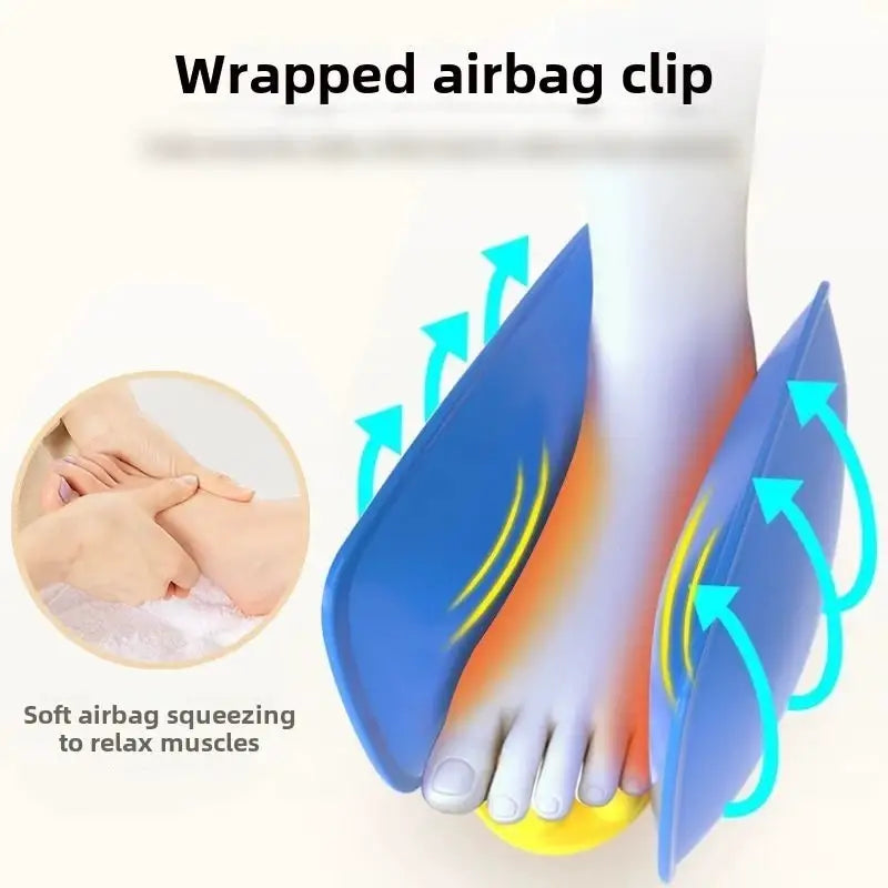 Leg Foot Massager Machine with Airbag Compression Deep Kneading Improve Foot Wellness Gray Fathers Day & Birthday Gifts for Mom