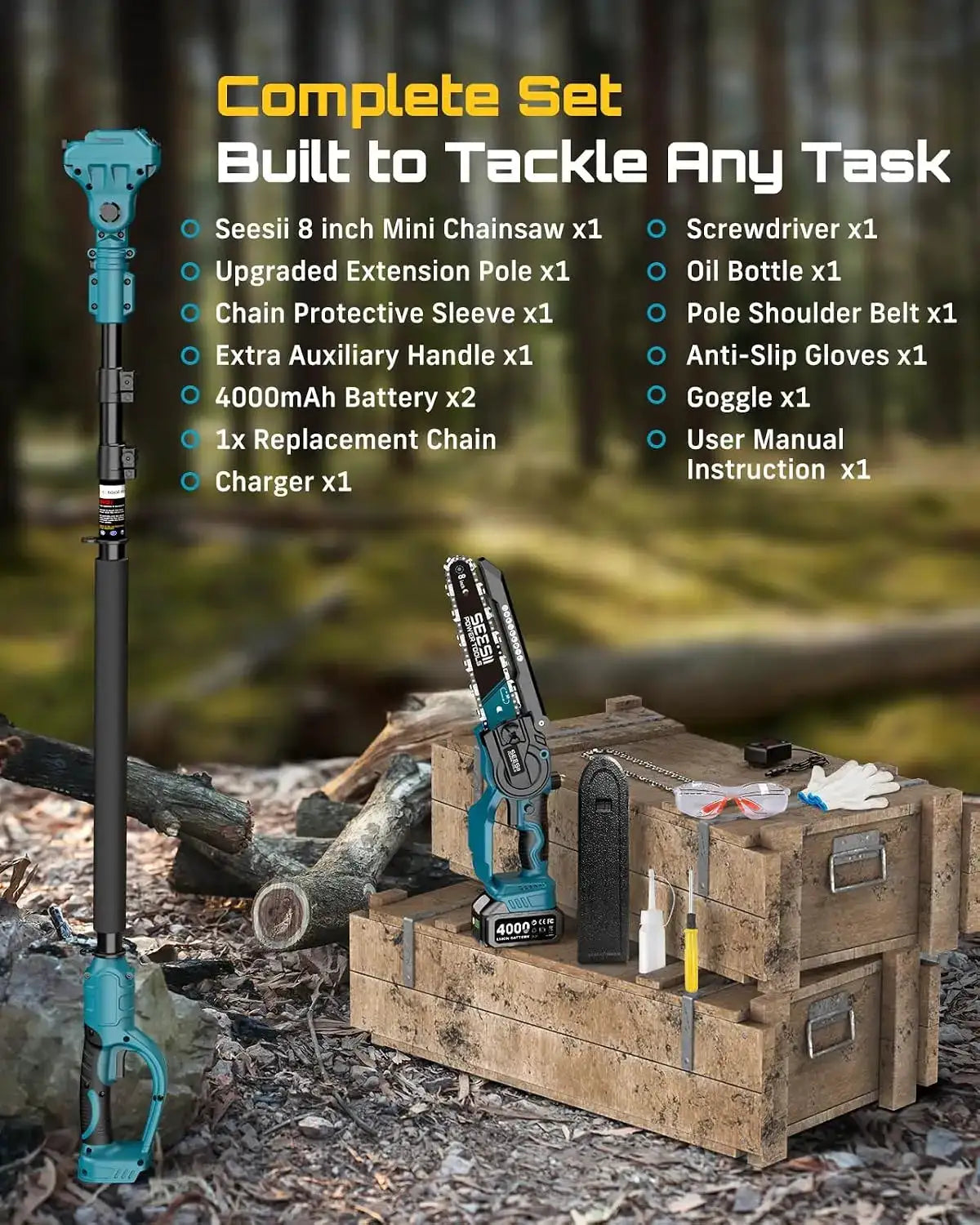 Effortless High Branch Trim Cordless Saw — product view 8