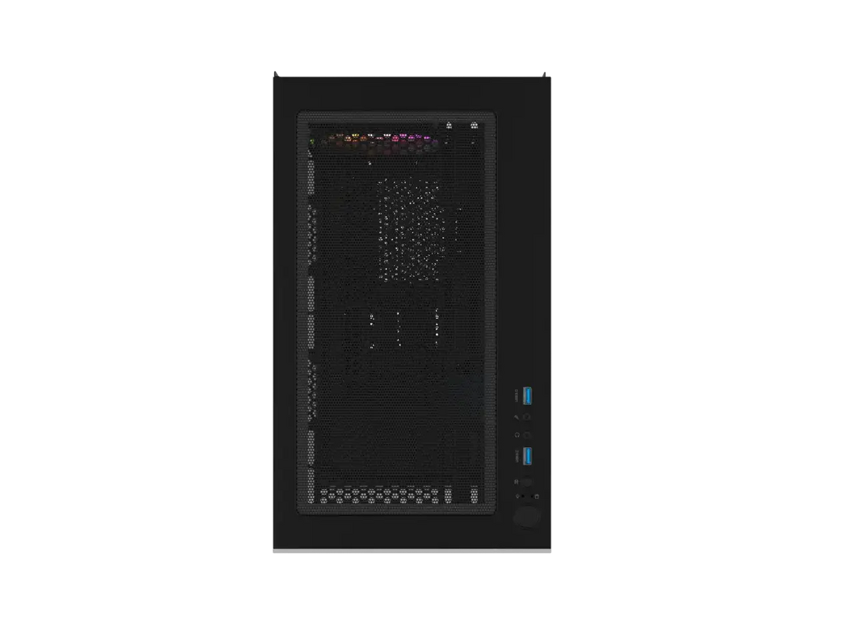 Thermaltake View 170 WS ARGB; Micro Chassis; Bottom Wood Trim; 3x120mm ARGB Lite Fans Included; 280mm Radiator Support; 340mm GPU Clearance; 180mm Max PSU Length; 160mm Air Cooler Max Height; mATX/mITX; Black; CA-1Z4-00M1WN-W
