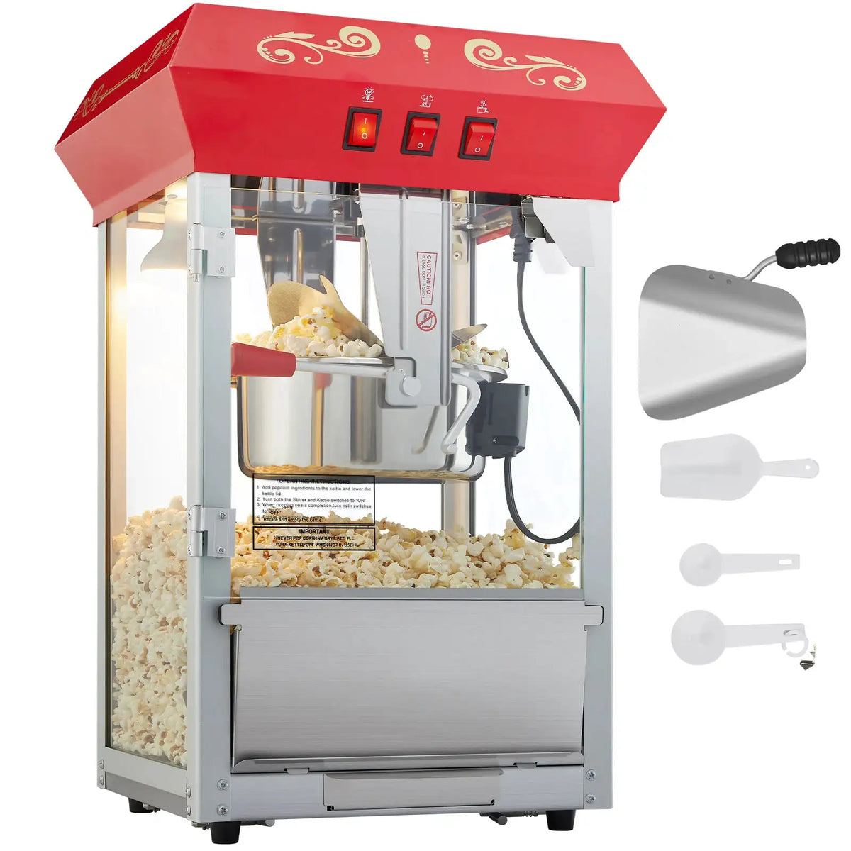 SucceBuy Electric Popcorn Maker Commercial Popper Machine — product view 1